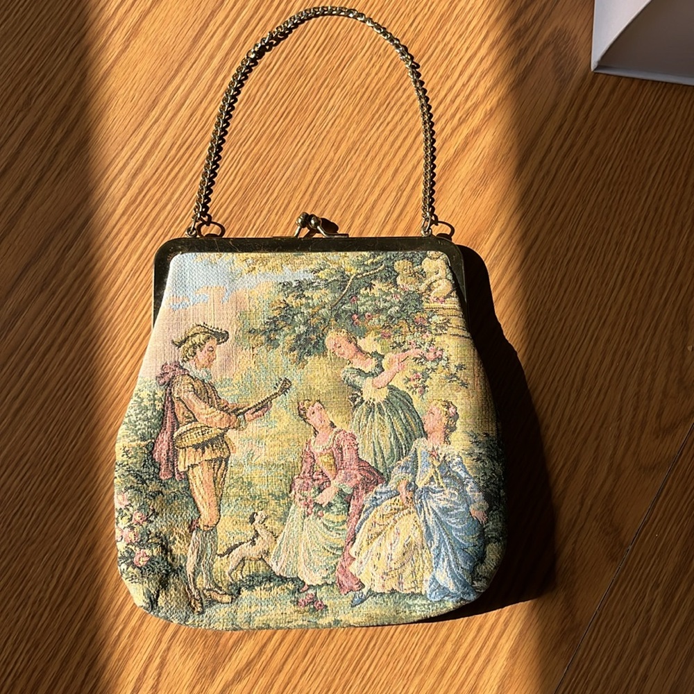 Vintage Tapestry Purse - Rare! - Picture 3 of 3